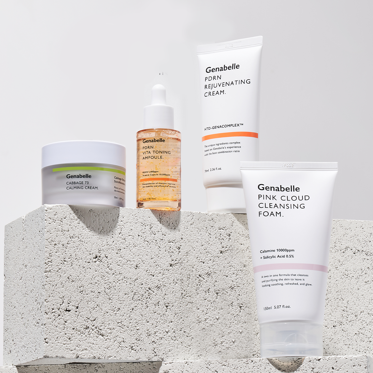 Genabelle Glass Skin Set - Vitamin C PDRN Glutathione Blend