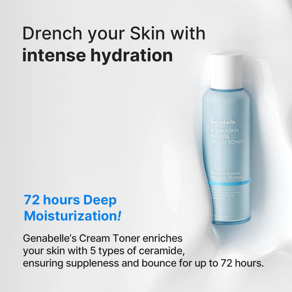 Aquaporin Intense Cream Toner 120ml - K - Dermatology Skincare by Genabelle