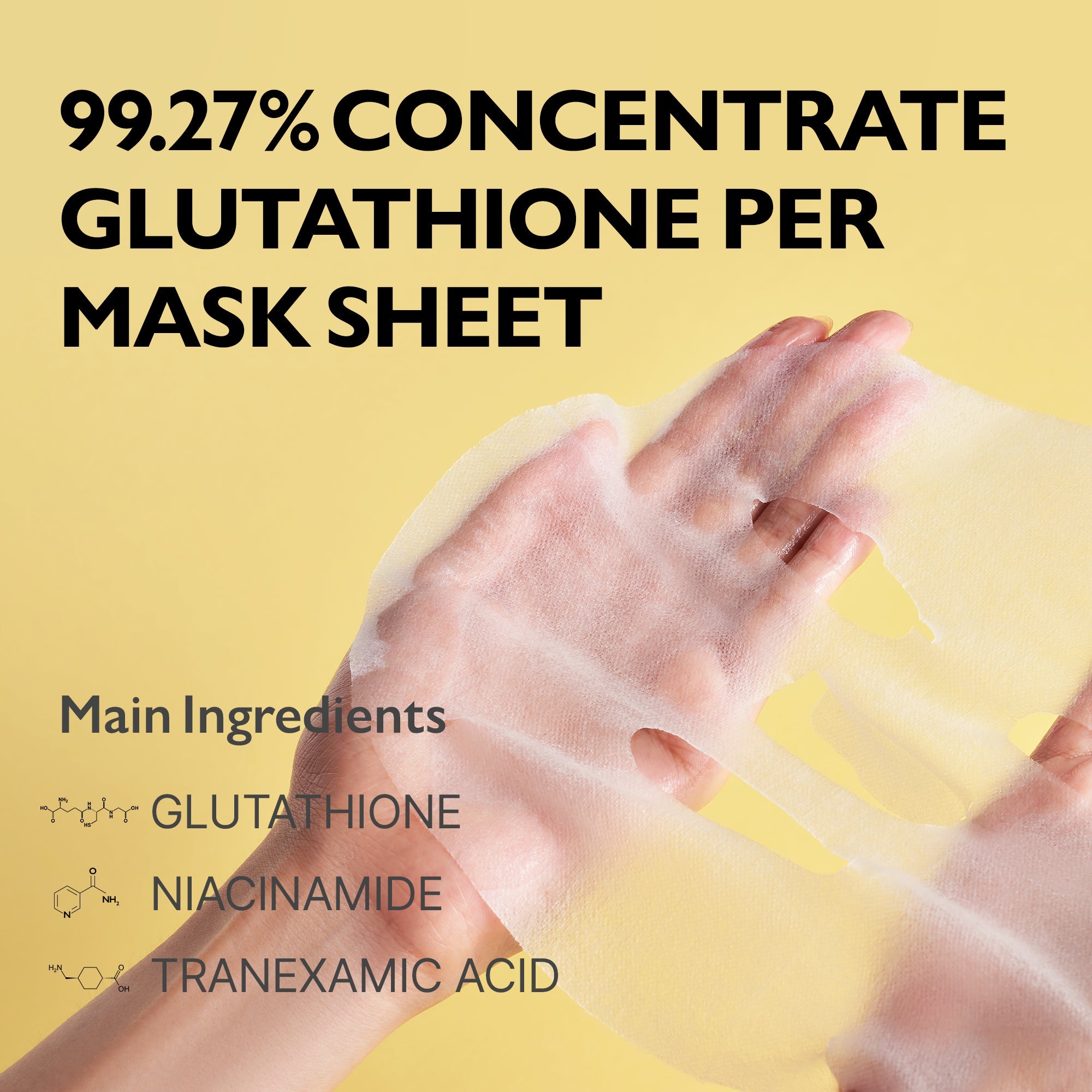 Whitening Solution Sheet Mask - Genabelle Glutathione & PDRN Whitening Solution Sheet Mask - Genabelle Glutathione & PDRN