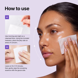 Melacare Jelly Touch Dual Pad - 60ea - K-Dermatology Skincare by Genabelle