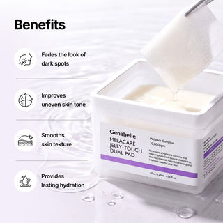 Melacare Jelly Touch Dual Pad - 60ea - K-Dermatology Skincare by Genabelle