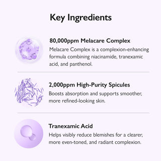 Melacare Spicule Toning Shot Ampoule - 1ml * 3pcs - K-Dermatology Skincare by Genabelle