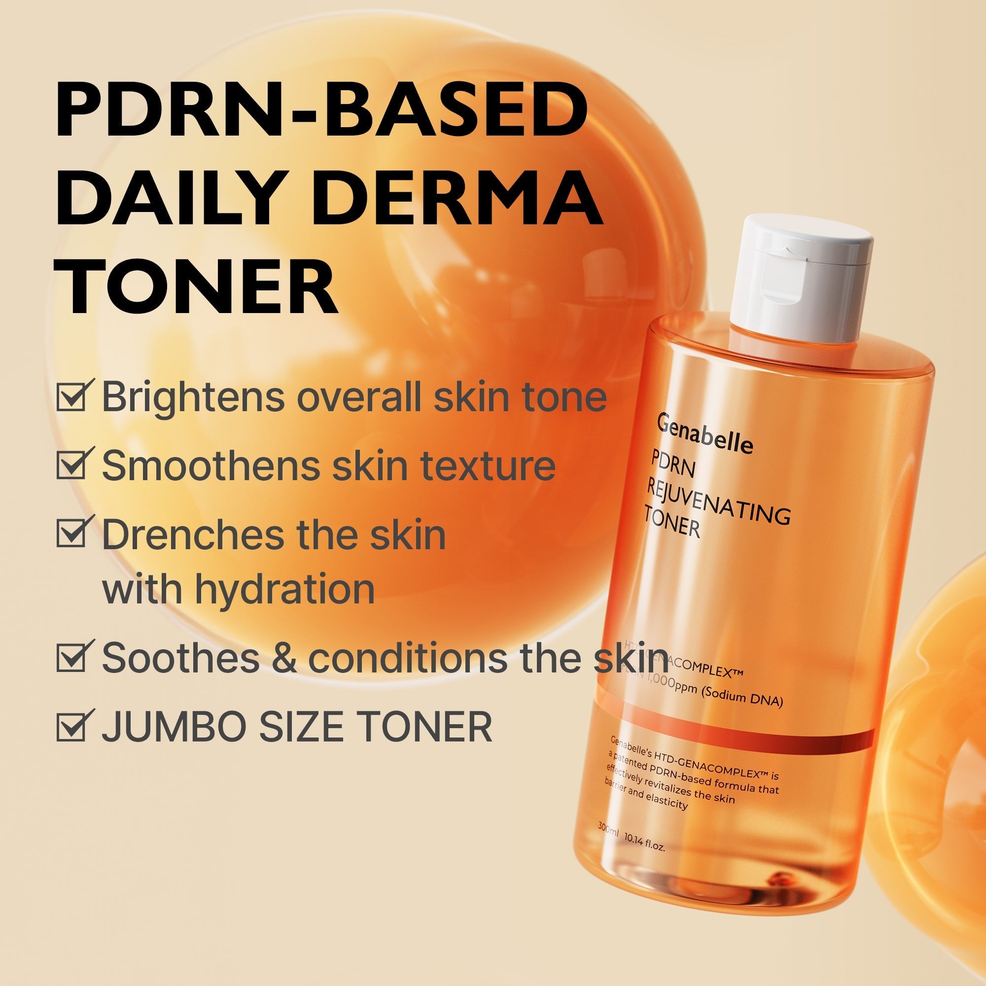 PDRN Rejuvenating Toner 300ml PDRN Rejuvenating Toner 300ml