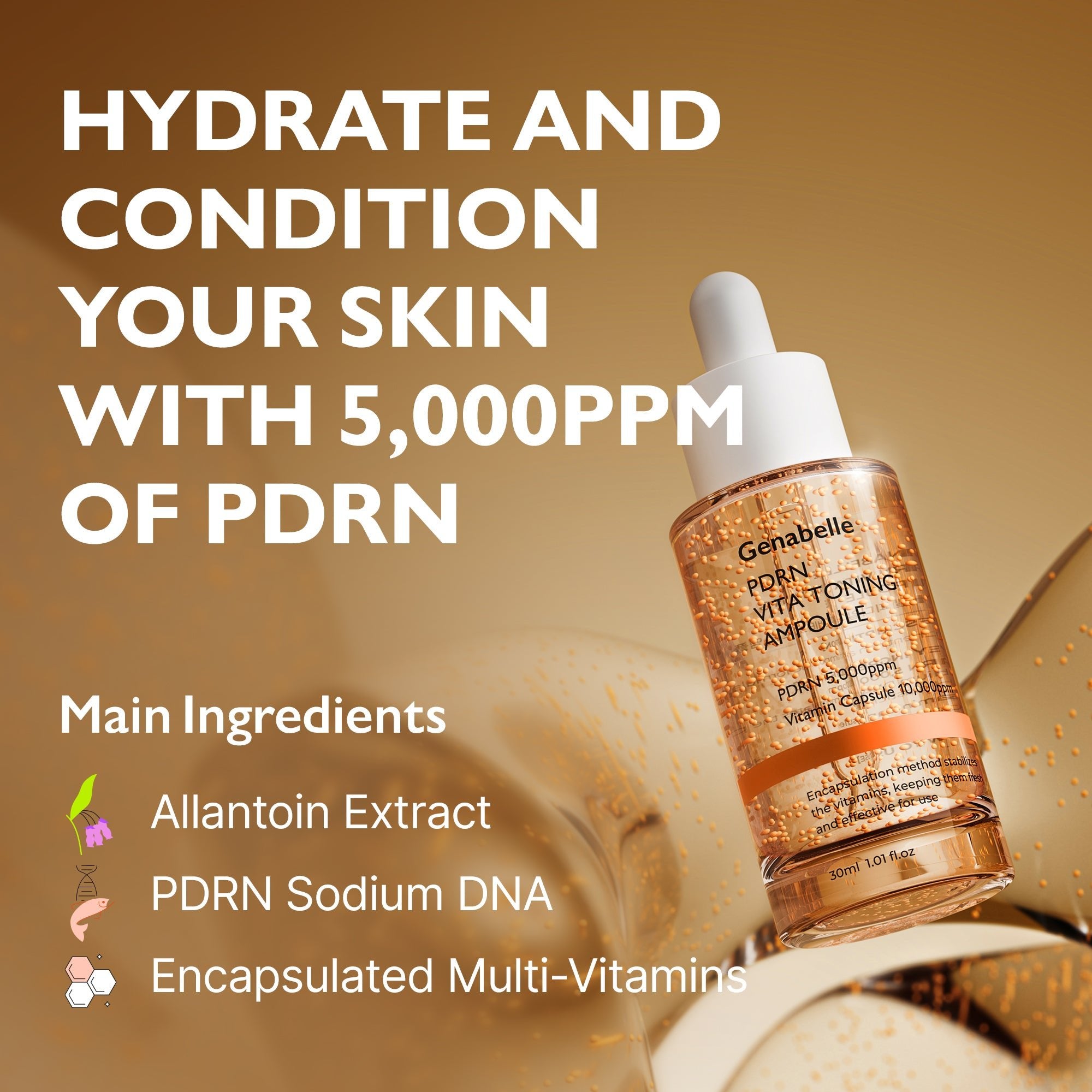 Genabelle Salmon PDRN Ampoule-Radiant Skin with Niacinamide 30ml Genabelle Salmon PDRN Ampoule-Radiant Skin with Niacinamide 30ml