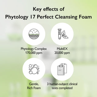 Phytology 17 Perfect Cleansing Foam 150ml - K-Dermatology Skincare by Genabelle