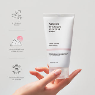 Pink Cloud Cleansing Foam 150ml - K-Dermatology Skincare by Genabelle