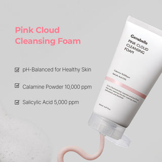 Pink Cloud Cleansing Foam 150ml - K-Dermatology Skincare by Genabelle