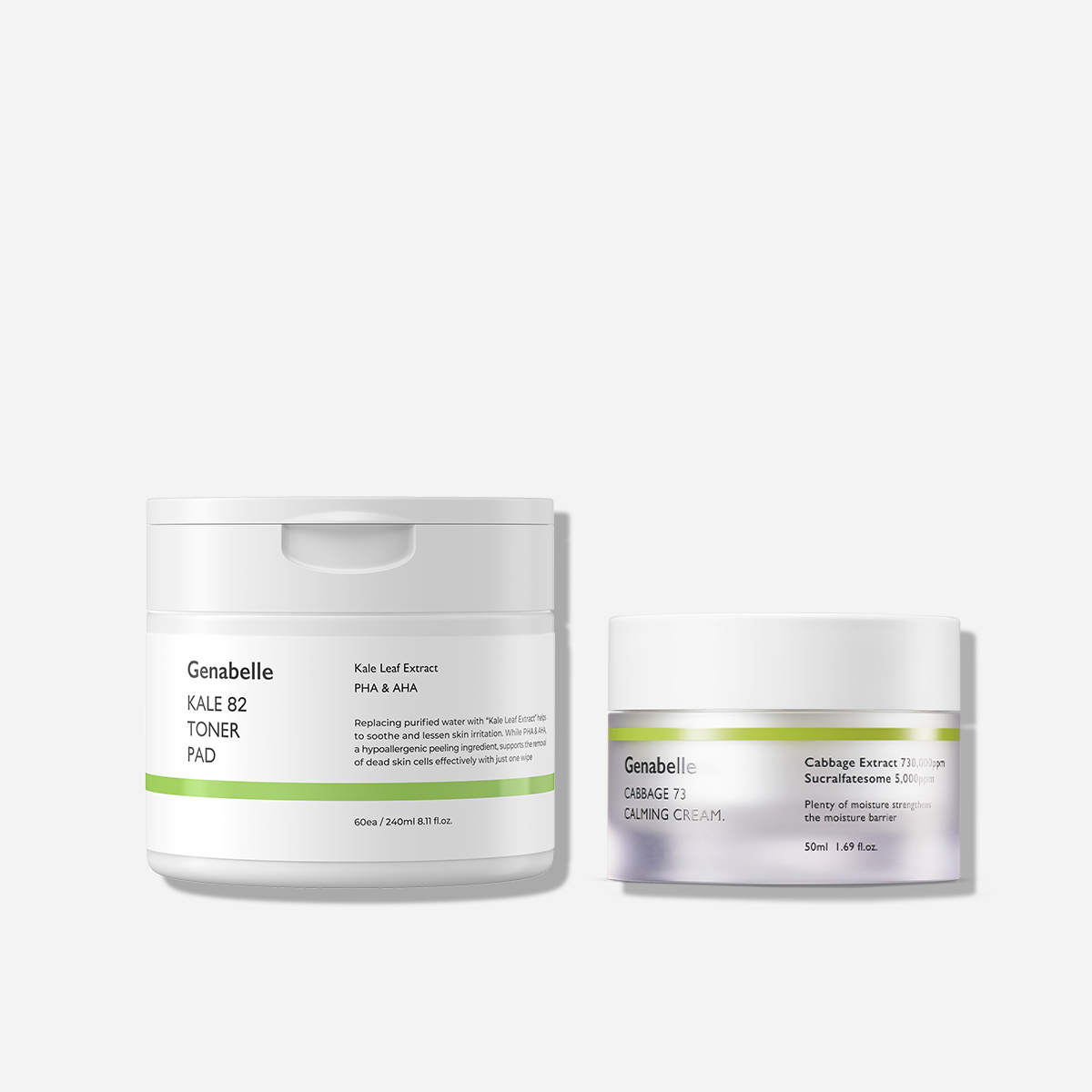 GREEN SOOTHING DUO SET