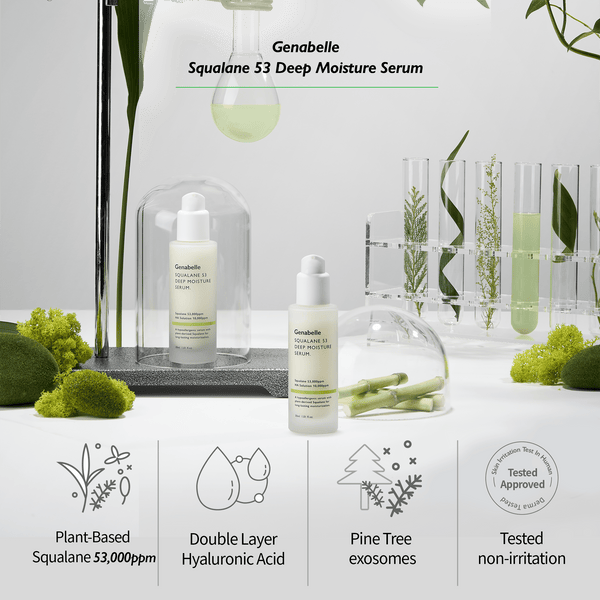 Squalane 53 Deep Moisture Serum 30ml - K - Dermatology Skincare by Genabelle