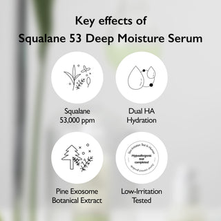 Squalane 53 Deep Moisture Serum 30ml - K-Dermatology Skincare by Genabelle